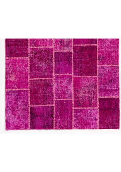 200 x 300 cm Pembe Tonlarda, El Dokuması, Otantik, Modern Patchwork Halı modelleri