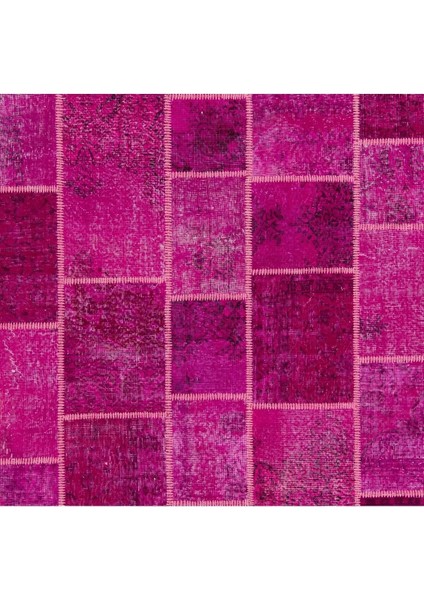 200 x 300 cm Pembe Tonlarda, El Dokuması, Otantik, Modern Patchwork Halı fırsatları