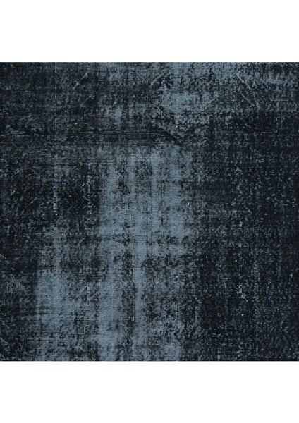 202 x 294 cm Siyah El Dokuması Halı, Yenilenmiş Büyük Halı, Yeniden Boyanmış Eski Halı indirimleri
