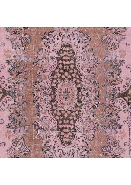 172 x 300 cm , Pembe Tonlarda El Dokuması Halı, Modern El Düğümlü Halı, Eski Türk Halısı indirimleri