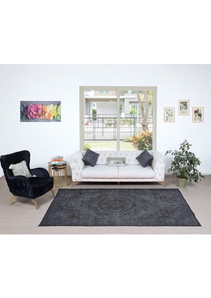 167 x 295 cm Gri El Dokuması Halı, Mutfak ve Yemek Odası Için Modern Halı fiyatları