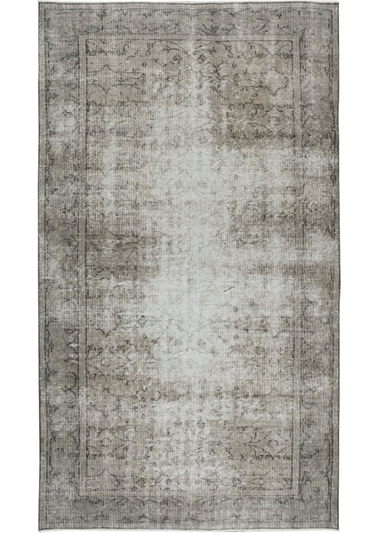 159 x 269 cm El Dokuması Halı, Modern Gri El Yapımı Yünlü Halı, 1960'LARDAN Yünlü Salon Halısı fiyatları