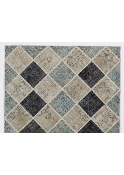 200 x 300 cm Açık Tonlarda El Dokuması Patchwork Halı, Çok Renkli Patchwork fiyatları