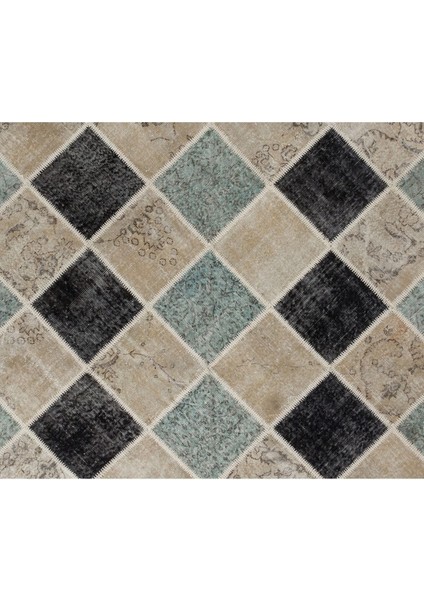 200 x 300 cm Açık Tonlarda El Dokuması Patchwork Halı, Çok Renkli Patchwork fırsatları