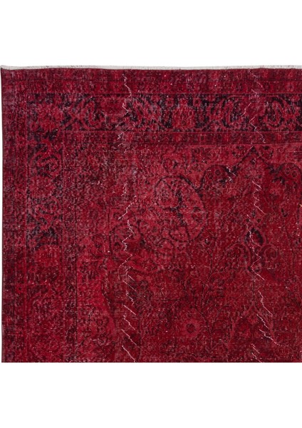 210 x 316 cm , Çağdaş El Düğümlü Halı, Kırmızı El Dokuması Yün ve Pamuktan Yapılmış Alan Halısı fırsatları