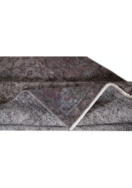 110 x 205 cm Geleneksel El Dokuması Gri Halı, Anadolu'dan Yünlü Halı, Modern Alan Halısı modelleri