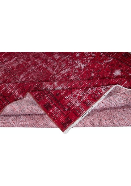 140 x 234 cm , El Dokuması Halı, Kırmızı Modern Halı, El Yapımı Yünlü Halı modelleri