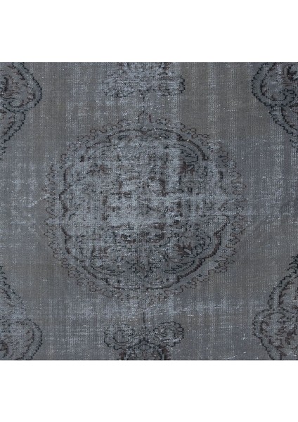 170 x 283 cm El Dokuması Gri Halı, Oturma Odası ve Çalışma Odası Için Modern Halı