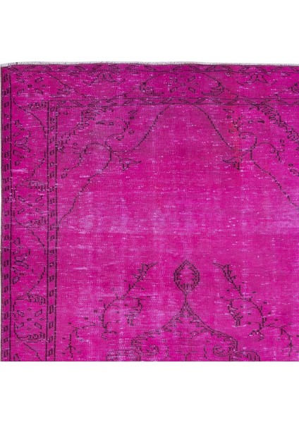 162 x 281 cm , El Dokuması Halı, Pembe Modern Halı, El Yapımı Yünlü Halı fırsatları