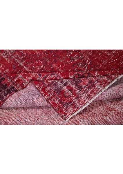 182 x 280 cm , Modern Ev Dekoru Halı, Kırmızı El Yapımı Halı, Geleneksel Yünlü Halı modelleri