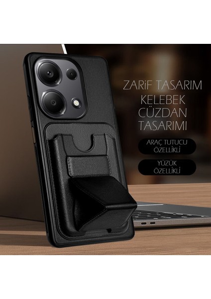 Xiaomi Redmi Note 13 4g Standlı ve Cüzdanlı Kılıf Mtl Aksesuar