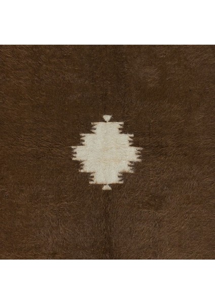 130 x 192 cm Yumuşak Tiftik Kilim Halı, Doğu Anadolu'dan Eski Kahverengi Yatak Örtüsü indirimleri
