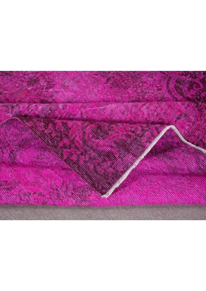 176 x 291 cm , El Düğümlü Pembe Halı, Modern El Dokuması Yün ve Pamuktan Yapılmış Alan Halısı modelleri