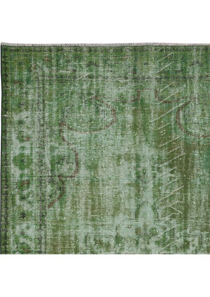 165 x 272 cm Modern Ev Dekoru Halı, Yeşil El Yapımı Halı, Geleneksel Yünlü Halı fırsatları