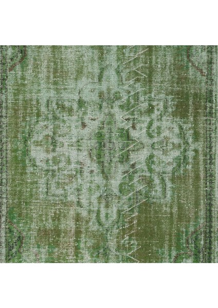 165 x 272 cm Modern Ev Dekoru Halı, Yeşil El Yapımı Halı, Geleneksel Yünlü Halı indirimleri