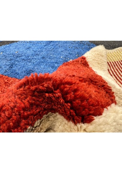 245 x 310 cm El Dokuması Tülü Halı, El Yapımı Çok Renkli Büyük Halı, Yün, Oturma Odası Halısı indirimleri