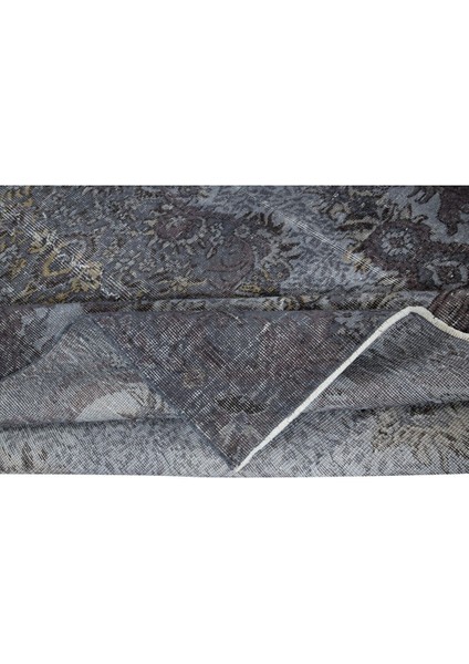 196 x 290 cm Gri Oturma Odası Halısı, Yenilenmiş Türk Halısı, El Düğümlü Alan Halısı modelleri