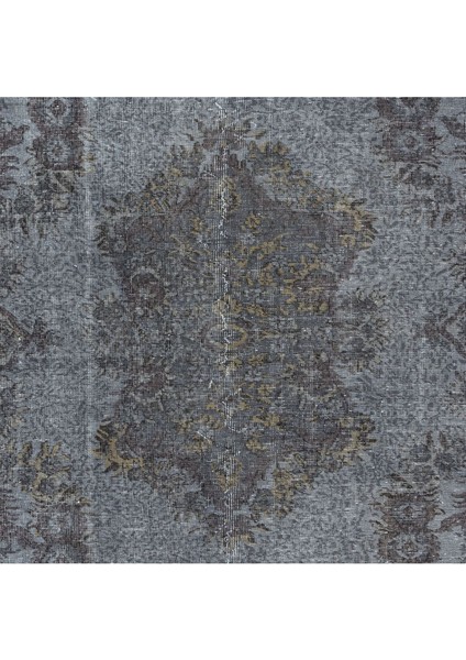 196 x 290 cm Gri Oturma Odası Halısı, Yenilenmiş Türk Halısı, El Düğümlü Alan Halısı indirimleri