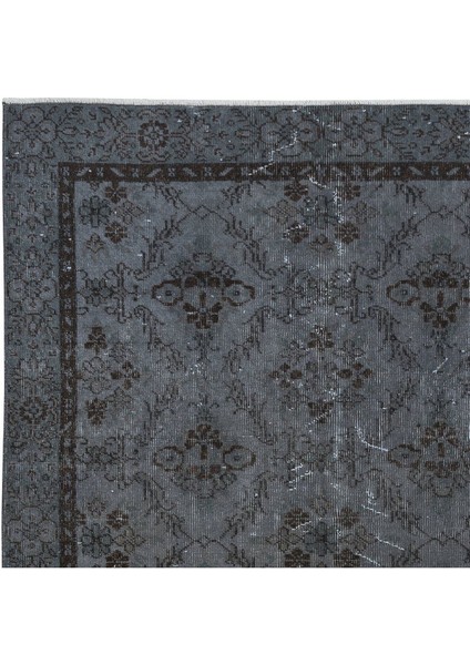 145 x 255 cm Modern Ev Dekoru Halı, Gri El Yapımı Halı, Geleneksel Yünlü Halı fırsatları