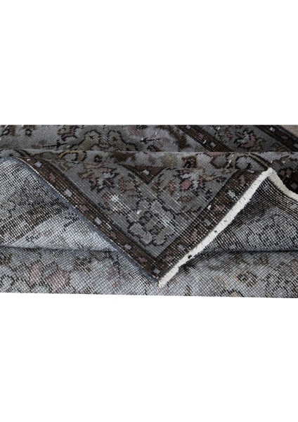 120 x 200 cm Gri Tonlarda El Dokuması Halı, Modern El Düğümlü Halı, Eski Türk Halısı modelleri