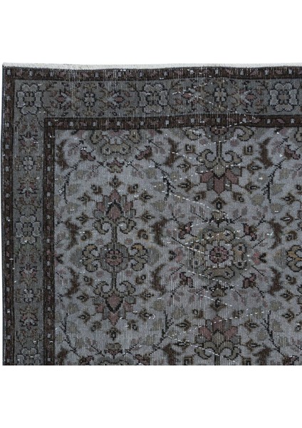 120 x 200 cm Gri Tonlarda El Dokuması Halı, Modern El Düğümlü Halı, Eski Türk Halısı fırsatları