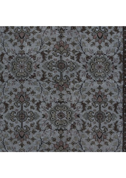 120 x 200 cm Gri Tonlarda El Dokuması Halı, Modern El Düğümlü Halı, Eski Türk Halısı indirimleri