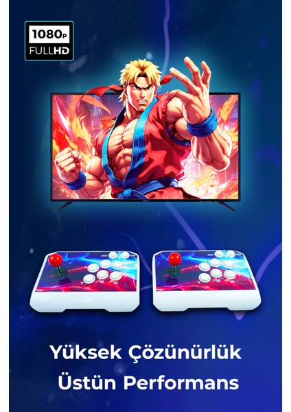 2025 Retro Arcade Kablosuz Oyun Konsolu 42.000 Oyunlu Süper Boxoyun fırsatları