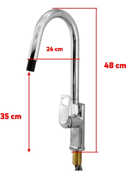 Spiral Hortumlu Bella Çıkar Başlıklı Eyve Su Çeşme Banyo Lavabo Mutfak Musluğu Krom Bataryası