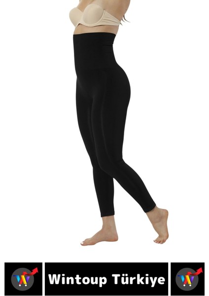 Doğal Görünüm Çift Kat Bel Vücut Lazer Kesim Yüksek Bel Korse Tayt fırsatları