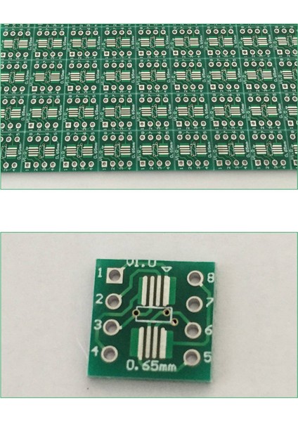 500 Adet/lot Tssop8 Ssop8 Sop8 Ila Dıp8 Pcb Sop8 Sop Transfer Kartı Dıp Pin Kartı Pitch Adaptörü (Yurt Dışından)