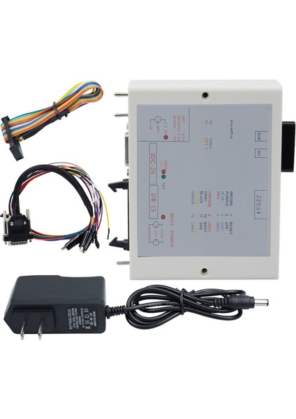 K-Tm Flash Için J-Tag Via J2534 Works Flash Ecu-Soft Obd Ecu Programlayıcı Güç Kutusu 3 Anahtar Çalıştırma Abd Fişi (Yurt Dışından)
