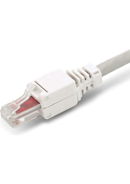 20 x Ağ Fişi Aletsiz RJ45 Cat6 Lan Utp Kablo Fişi Aletsiz Cat5 Cat7 Kurulum Kablosu Yama Kablosu Aracı (Yurt Dışından)