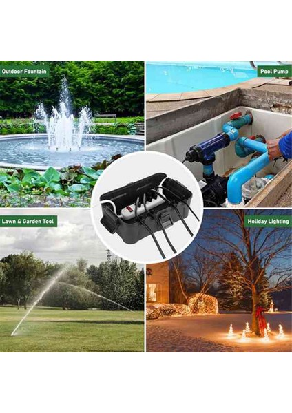 Açık Hava Elektrik Kutusu Su Geçirmez Uzatma Kablosu Kılıfı Hava Koşullarına Dayanıklı, Priz, Soket, Fiş, Güç Şeridi Gri Korumalı (Yurt Dışından) fiyatları