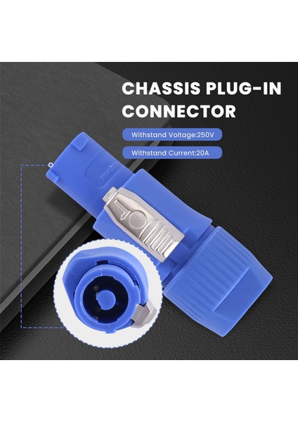 1 Takım Powercon Tip A NAC3FCA+NAC3MPA-1 Kasa Fiş Paneli Konektörü (Yurt Dışından) indirimleri