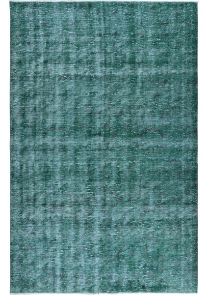 183 x 278 cm Modern El Yapımı Halı, Yeşil Çocuk Odası Halı, Yeşil Ev Dekoru