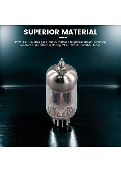 Psvane Tube ECC83 Tüplü Ses Amplifikatörü 12AX7 ECC803 B759 Vakum Tüpünün Yerini Alır (Yurt Dışından)