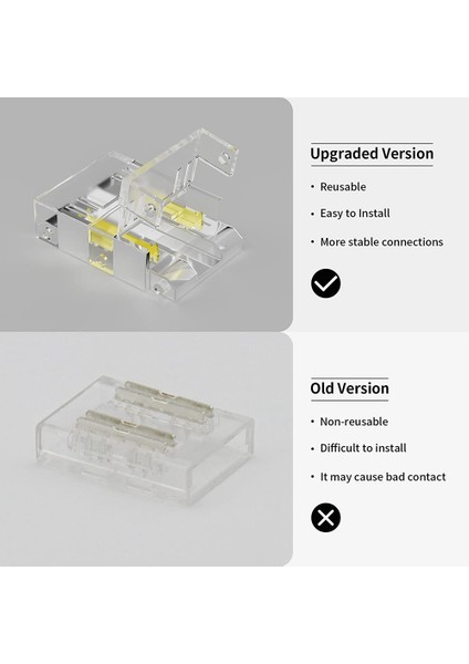 Cct Ayarlanabilir Cob LED Şerit Işık Için 10MM Konnektörler 3 Pin Lehimsiz Terminal Uzatma Bağlantı Kiti (Yurt Dışından) indirimleri