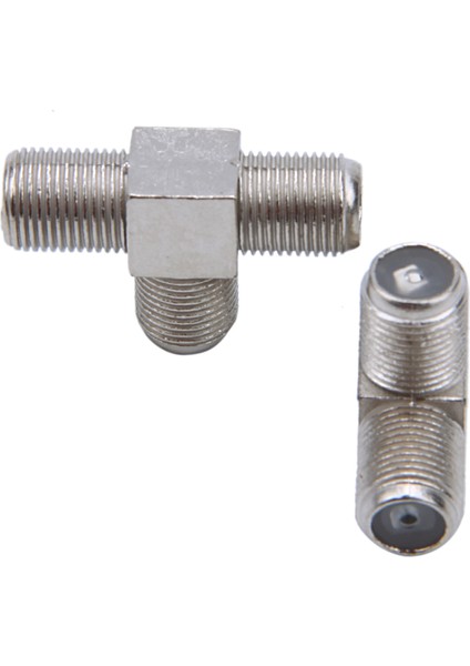 2 Adet 2 Yollu F Tipi Birleştirici Tv Koaksiyel Konnektörler Rf Adaptörleri Birleştiriciler (Yurt Dışından) indirimleri