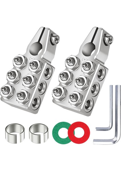 Akü Terminal Konnektörleri, 12 Yollu Akü Terminalleri, 1/0AWG,2/4/6/8AWG Akü Konnektörleri, Araba/kamyon/rv'ler Için (Yurt Dışından)