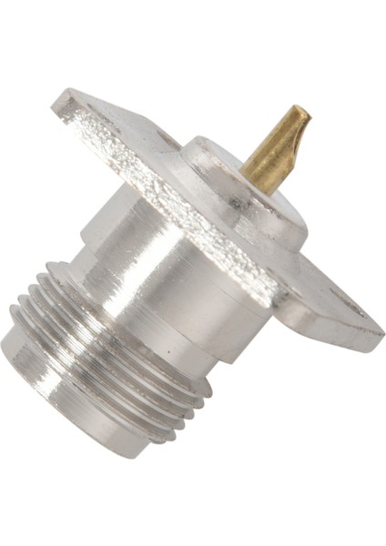 N Tipi Dişi Jak Rf Koaksiyel Konnektör 4 Delikli Panel Montajlı, Lehim Hazneli, Gümüş (Yurt Dışından) modelleri