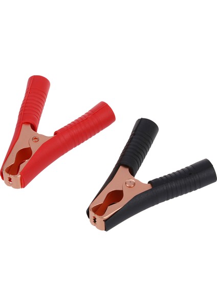 Araba Timsah Klipsleri Akü Kelepçeleri Timsah Klipsi 100A Kırmızı+Siyah (Yurt Dışından)