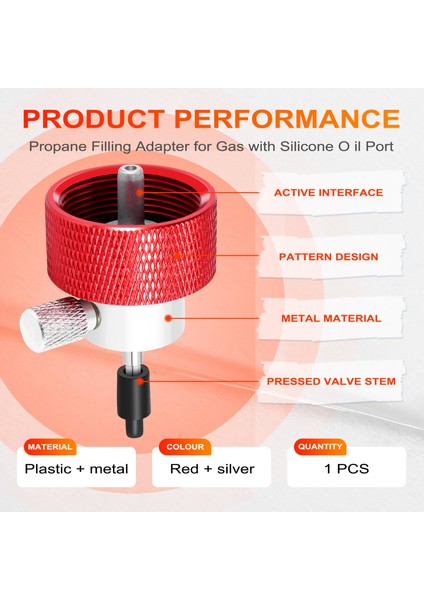 Silika Gözenek Dolum Adaptörü ile Yeşil Gaz Tankı Için Yeniden Kullanılabilir Propan Dolum Adaptörü Boya Topu Gaz Aksesuarları (Yurt Dışından) fırsatları