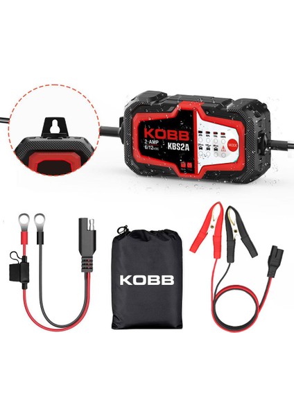 KBS2A 6V/12V 60AH Akıllı Akü Şarj ve Akü Bakım / Desülfatör