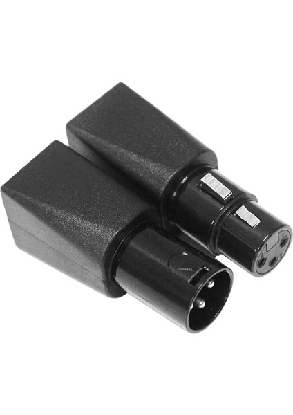 Dmx - RJ45 Konnektörü RJ45 Ethernet - 3 Pin Xlr Dmx Dişi ve Erkek Adaptör Setleri (3pın 1 Çift) (Yurt Dışından)