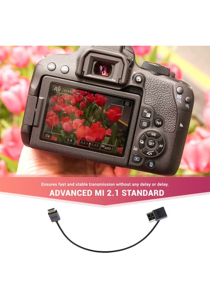 Dijital Kamera Mini HDMI Uyumlu Kablo 8k 60Hz Hat Kamera Için 8k Mini Od2.5mm Hd 2.1 Kablo 0.3md (Yurt Dışından) fırsatları