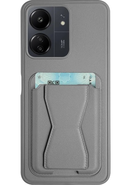 Xiaomi Redmi 13C Standlı ve Cüzdanlı Kılıf Mtl Aksesuar