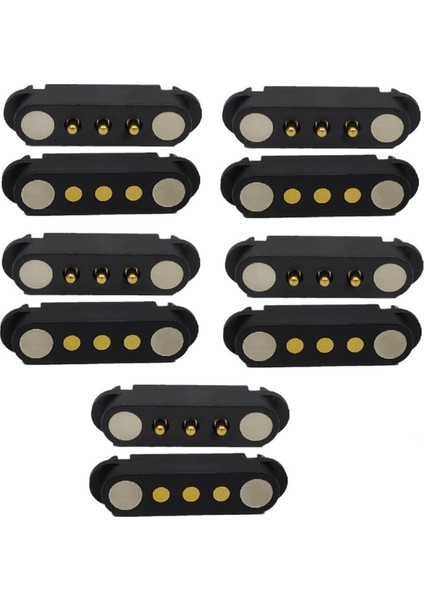 5 Çift 3pin Manyetik Pogo Pin Konnektörü Pogopin Erkek Dişi Aralığı 2.54MM Yaylı Dc Güç Soketi (Yurt Dışından) fiyatları