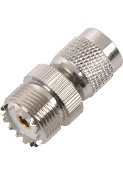 Tnc Erkek - PL259 Uhf Dişi Adaptör Konnektörü, Gümüş (Yurt Dışından)