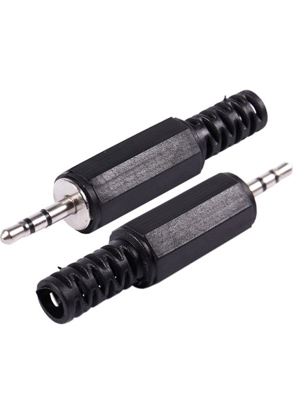 Adet 2.5mm Stereo Erkek Fiş Jakı Dıy Lehim Kulaklık Ses Konektörü (Yurt Dışından)