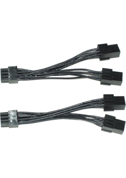 2 Adet Çift 6 Pin Dişi - 8 Pin Erkek Pcı Express VGA Ekran Kartı Güç Kablosu Adaptörü - Yepyeni (Yurt Dışından)